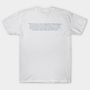 From Lukov with Love quote T-Shirt